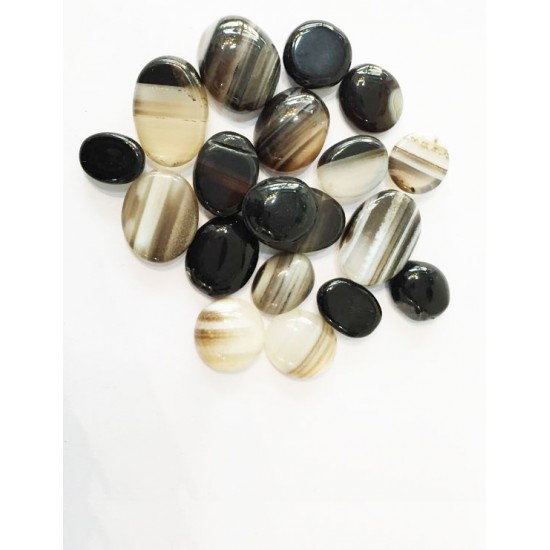AKSHITA GEMS Anillo De 7,25 Ratti De 6 Quilates Sulemani Hakik Anillo Akik Original Negro Natural Haqiq Piedra Preciosa Astrológica Chapado En Plata Ajustable Tamaño 16-24 Para Hombres Y Mujeres, S